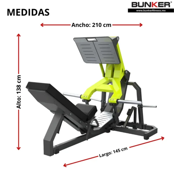 prensa de pierna peso libre bunker fitness aparatos para hacer ejercicio gimnasio en casa equipos de gimnasio