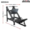 prensa pierna peso libre bunker fitness aparatos para hacer ejercicio gimnasio en casa equipos de gimnasio me