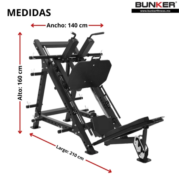 prensa y hack peso libre bunker fitness aparatos para hacer ejercicio gimnasio en casa equipos de gimnasio me