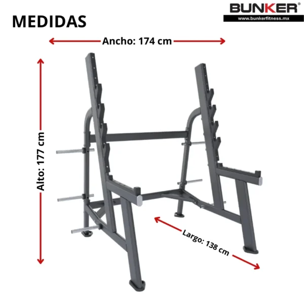 rack sentadilla peso libre bunker fitness aparatos para hacer ejercicio gimnasio en casa equipos de gimnasio