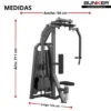 rear delt peck fly ts peso integrado bunker fitness Aparatos para hacer ejercicio medidas
