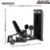 aductor y abdcutor ik maquinas de peso integrado bunker fitness equipos de peso integrado medidas