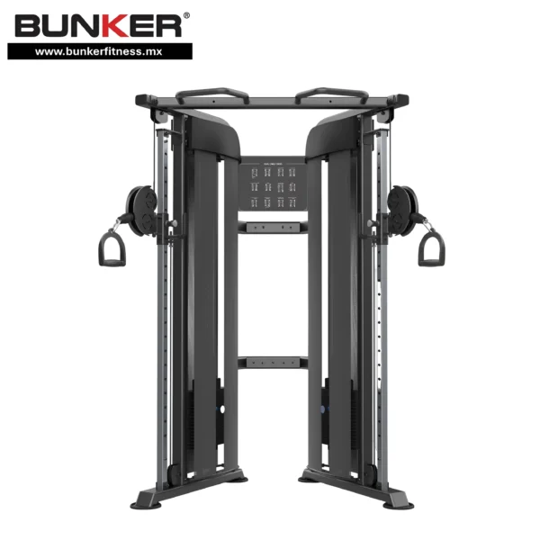 aparato de crossover con cables maquinas de peso integrado bunker fitness equipos de peso integrado_16_11zon