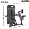 aparato de vertical row maquinas de peso integrado bunker fitness equipos de peso integrado medidas