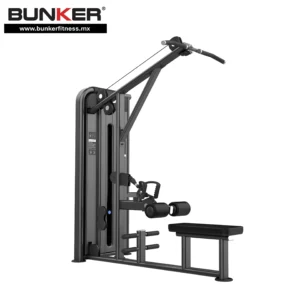 aparato jalón de espalda y remo maquinas de peso integrado bunker fitness equipos de peso integrado_21