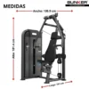aparato vertical press maquinas de peso integrado bunker fitness equipos de peso integrado medidas