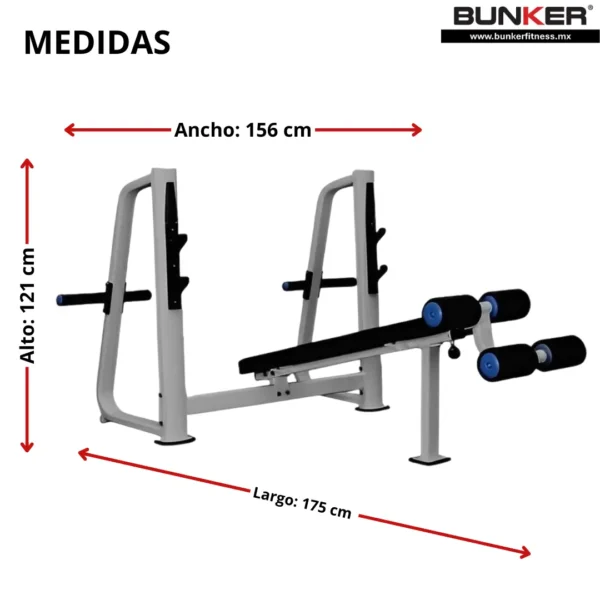 banca declinada 2 bunker fitness aparatos para hacer ejercicio gimnasio en casa equipos de gimnasio medidas