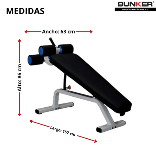 banca inc abs bunker fitness aparatos para hacer ejercicio gimnasio en casa equipos de gimnasio medidas