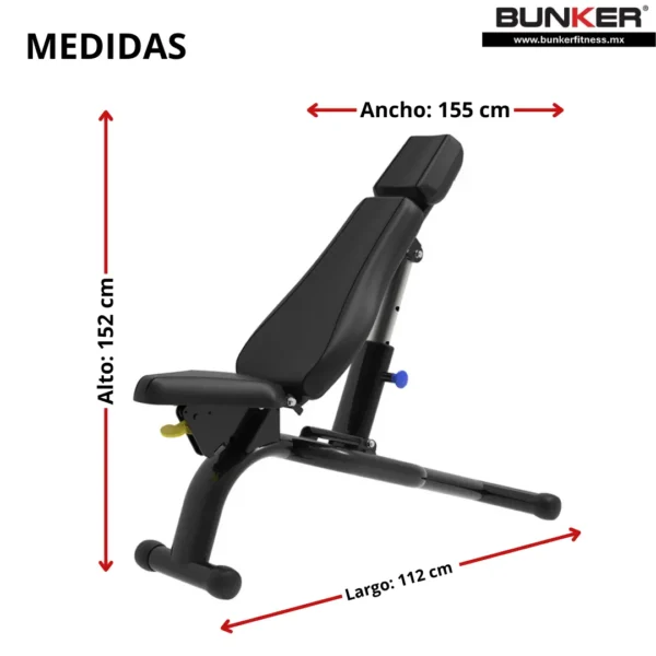 banca multi pro bunker fitness aparatos para hacer ejercicio gimnasio en casa equipos de gimnasio medidas