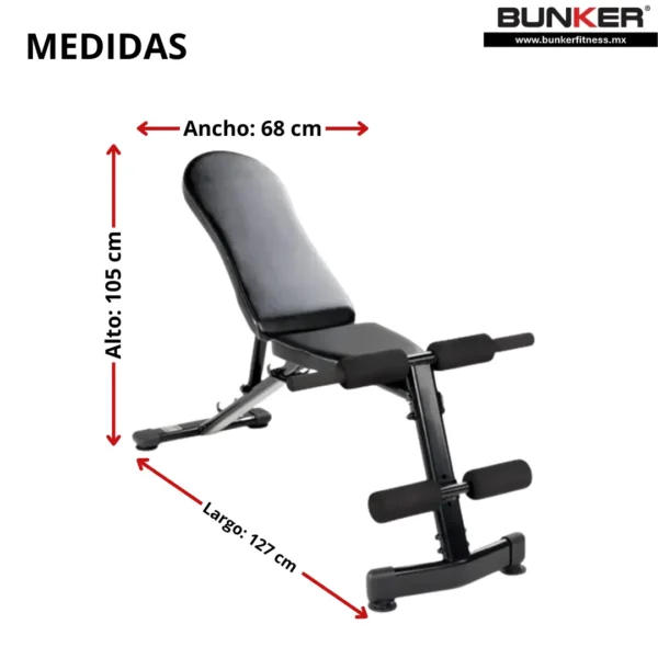 banca multip bunker fitness aparatos para hacer ejercicio gimnasio en casa equipos de gimnasio medidas