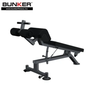Banco declinado para abdominales