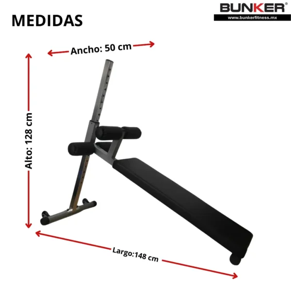 banca para abs bunker fitness aparatos para hacer ejercicio gimnasio en casa equipos de gimnasio medidas