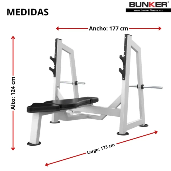 banca plana bunker fitness aparatos para hacer ejercicio gimnasio en casa equipos de gimnasio medidas