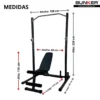 banco con rack bunker fitness aparatos para hacer ejercicio gimnasio en casa equipos de gimnasio medidas