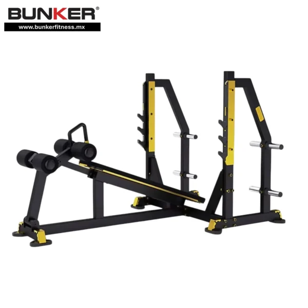 banco olimpico declinado titan bunker fitness Aparatos para hacer ejercicio Gimnasio en casa 2