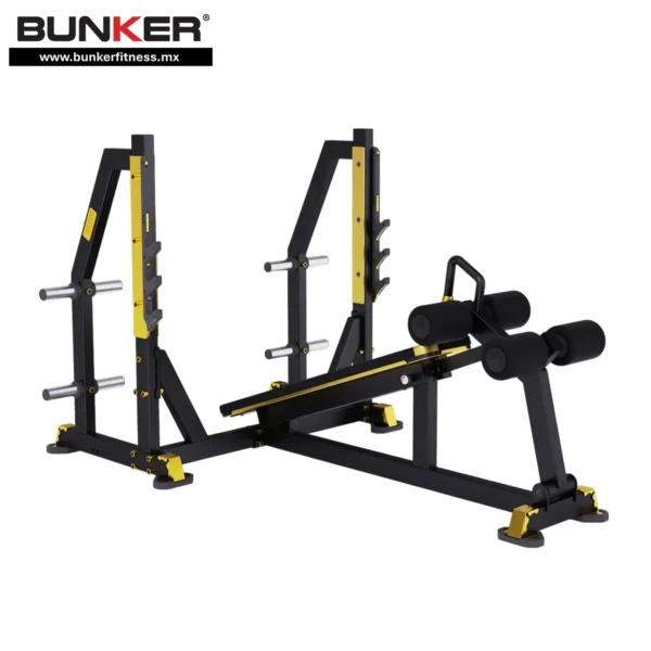 banco olimpico declinado titan bunker fitness Aparatos para hacer ejercicio Gimnasio en casa