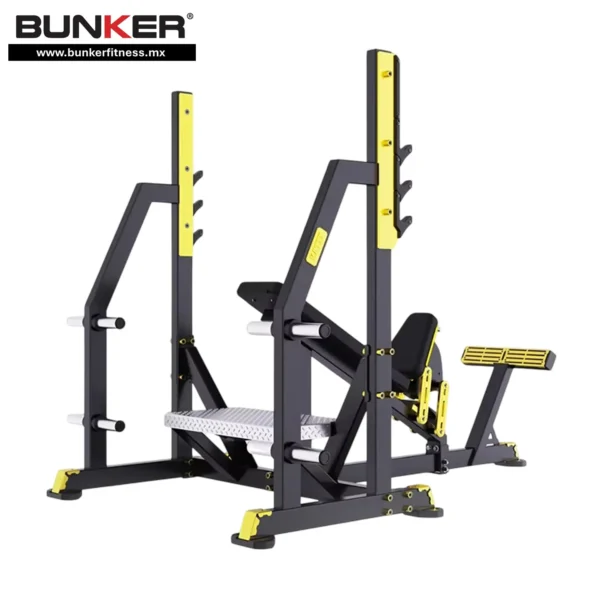 banco olimpico inclinado titan bunker fitness Aparatos para hacer ejercicio Gimnasio en casa 3