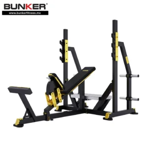 banco olimpico inclinado titan bunker fitness Aparatos para hacer ejercicio Gimnasio en casa