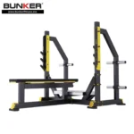 Banca olimpica titan horizontal con rack
