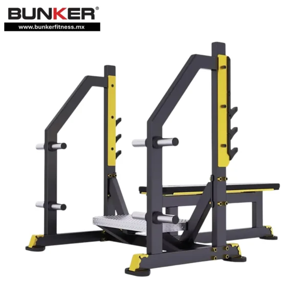 banco olimpico plano titan bunker fitness Aparatos para hacer ejercicio Gimnasio en casa 2
