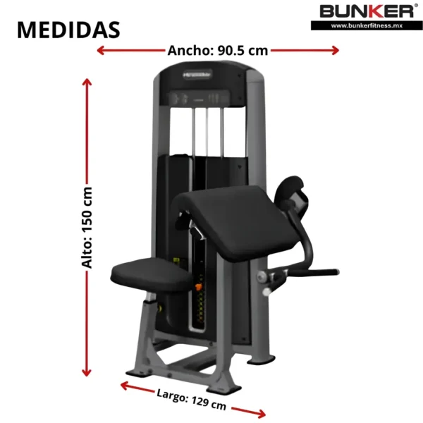 bicep curl g8 maquinas de peso integrado bunker fitness equipos de peso integrado medidas