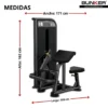 camber curl biceps ik maquinas de peso integrado bunker fitness equipos de peso integrado medidas