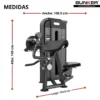 camber curl y tríceps maquinas de peso integrado bunker fitness equipos de peso integrado medidas