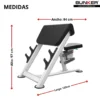 curl predicador bunker fitness aparatos para hacer ejercicio gimnasio en casa equipos de gimnasio medidas