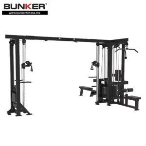 jungla gym de 5 estaciones maquinas de peso integrado bunker fitness equipos de peso integrado_11_11zon