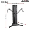 maquina crossover individual maquinas de peso integrado bunker fitness equipos de peso integrado medidas