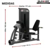 prensa de pierna ik maquinas de peso integrado bunker fitness equipos de peso integrado medidas
