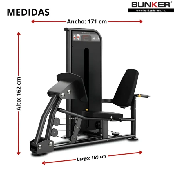 prensa de pierna ik maquinas de peso integrado bunker fitness equipos de peso integrado medidas