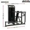 press de hombro ik maquinas de peso integrado bunker fitness equipos de peso integrado medidas