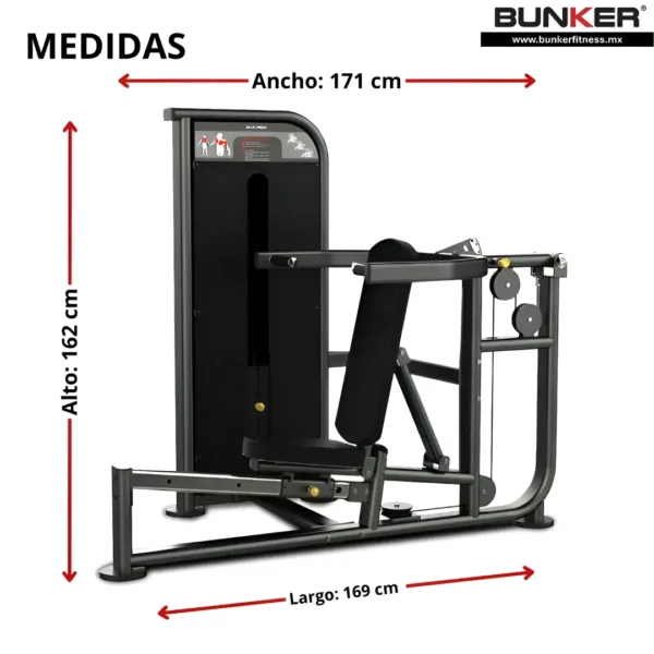 press de hombro ik maquinas de peso integrado bunker fitness equipos de peso integrado medidas