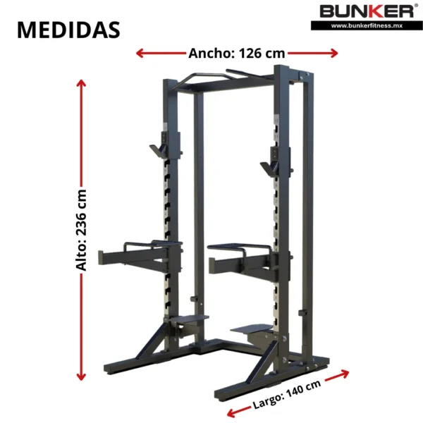 rack sentadilla dominadas eso libre bunker fitness aparatos para hacer ejercicio gimnasio en casa equipos de