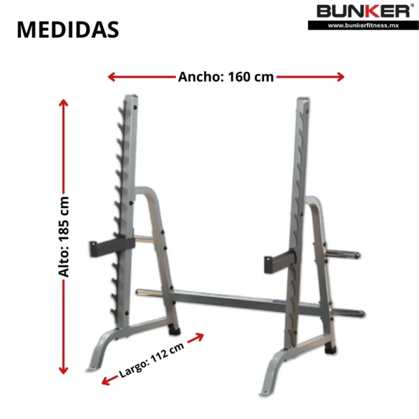 rack sentadilla eso libre bunker fitness aparatos para hacer ejercicio gimnasio en casa equipos de gimnasio m