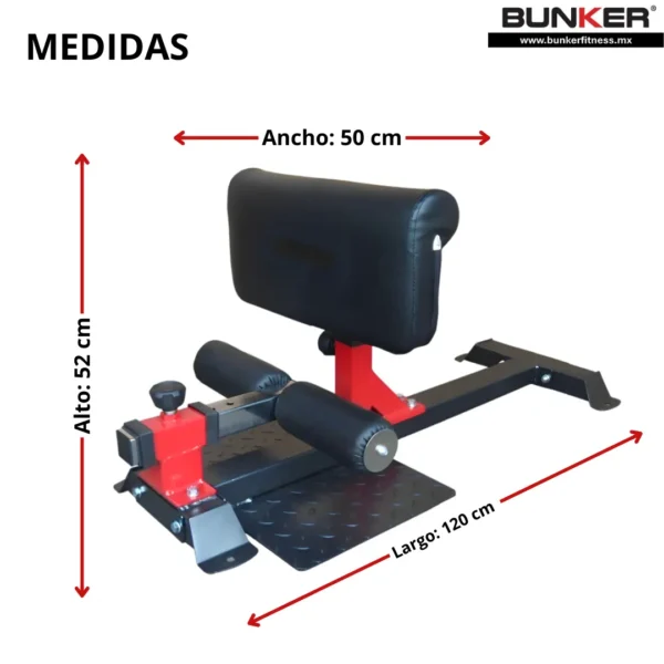 sissy squat eso libre bunker fitness aparatos para hacer ejercicio gimnasio en casa equipos de gimnasio medid