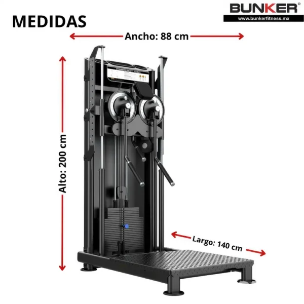 standing multi flight maquinas de peso integrado bunker fitness equipos de peso integrado medidas