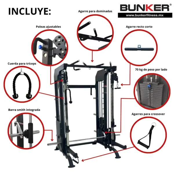 gladiador maquina Smith maquinas de gym aparatos para hacer ejercicio bunker fitness equipos de gimnasio equipos de gimnasio 7