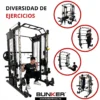 iron master maquina Smith maquinas de gym aparatos para hacer ejercicio bunker fitness equipos de gimnasio equipos de gimnasio 4