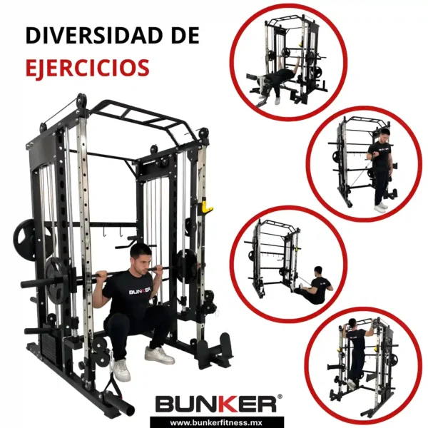 iron master maquina Smith maquinas de gym aparatos para hacer ejercicio bunker fitness equipos de gimnasio equipos de gimnasio 4