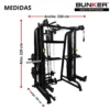 lite smith machine maquina Smith maquinas de gym aparatos para hacer ejercicio bunker fitness equipos de gimnasio equipos de gimnasio 7