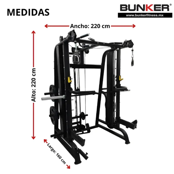 lite smith machine maquina Smith maquinas de gym aparatos para hacer ejercicio bunker fitness equipos de gimnasio equipos de gimnasio 7