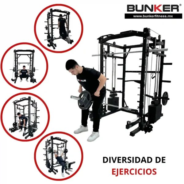 onyx maquina Smith maquinas de gym aparatos para hacer ejercicio bunker fitness equipos de gimnasio equipos de gimnasio 5