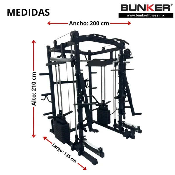 onyx maquina Smith maquinas de gym aparatos para hacer ejercicio bunker fitness equipos de gimnasio equipos de gimnasio 8