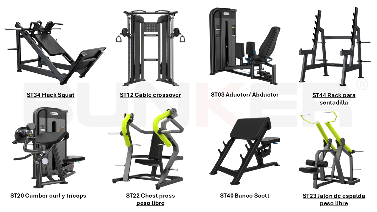 paquete 4 bunker fitnes 5