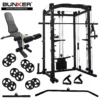 power smith machine maquina Smith maquinas de gym aparatos para hacer ejercicio bunker fitness equipos de gimnasio equipos de gimnasio 3