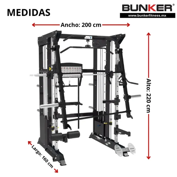 titan smith machine maquina Smith maquinas de gym aparatos para hacer ejercicio bunker fitness equipos de gimnasio equipos de gimnasio 5