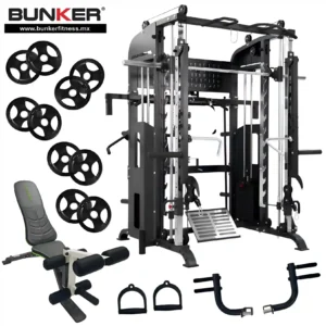 venom smith machine maquina Smith maquinas de gym aparatos para hacer ejercicio bunker fitness equipos de gimnasio equipos de gimnasio 3