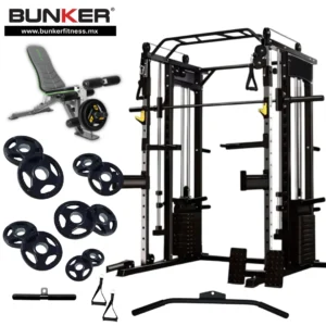 Maquina Smith machine Iron Master con 100 kg de peso integrado